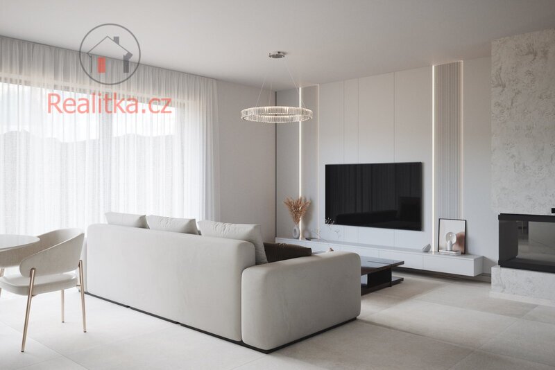 Prodej novostavby rodinného domu 5+kk, Ondřejov – Turkovice, okr. Praha – východ