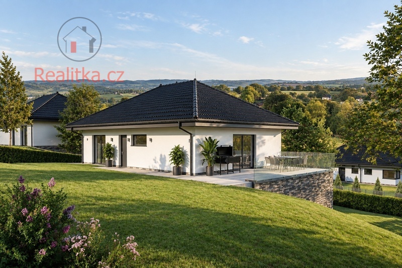Prodej novostavby rodinného domu 5+kk, Ondřejov – Turkovice, okr. Praha – východ