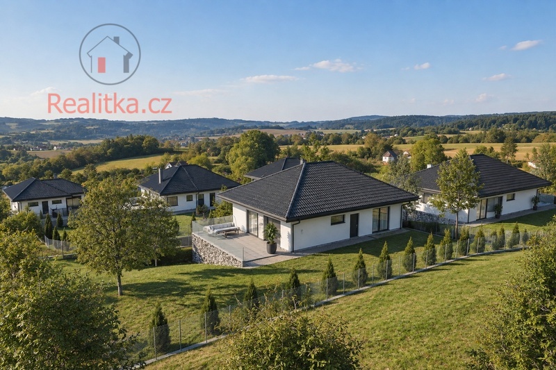 Prodej novostavby rodinného domu 5+kk, Ondřejov – Turkovice, okr. Praha – východ