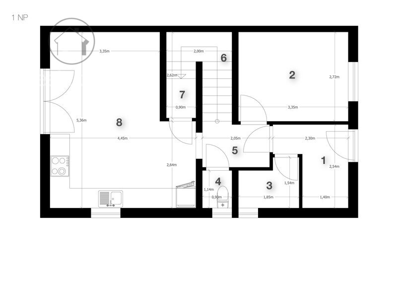 Prodej moderní novostavby dvojdomu ve Sluhách, okres Praha - východ