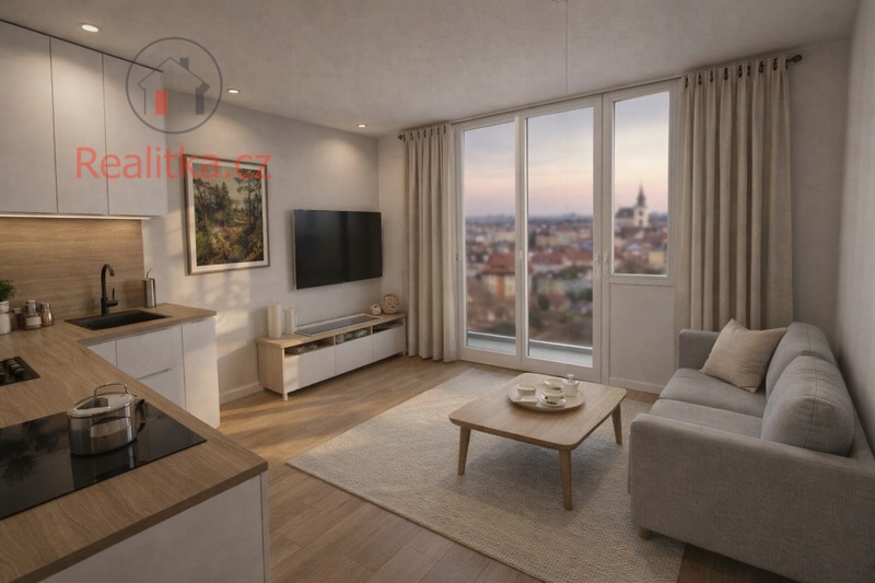 Nový byt 2+kk s balkonem v Rezidenci Podolí