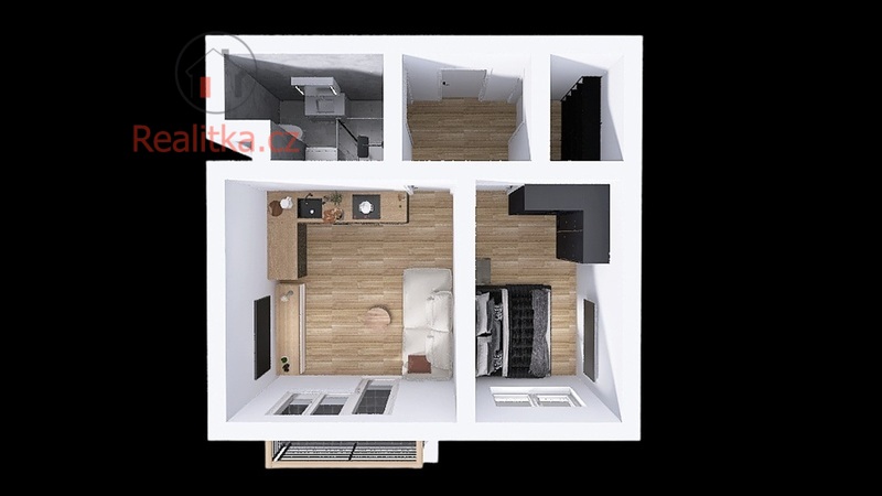 Nový byt 2+kk s balkonem v Rezidenci Podolí