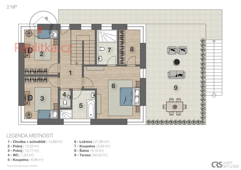 Prodej luxusní novostavby rodinného domu 5+kk, Ondřejov – Turkovice, okr. Praha – východ