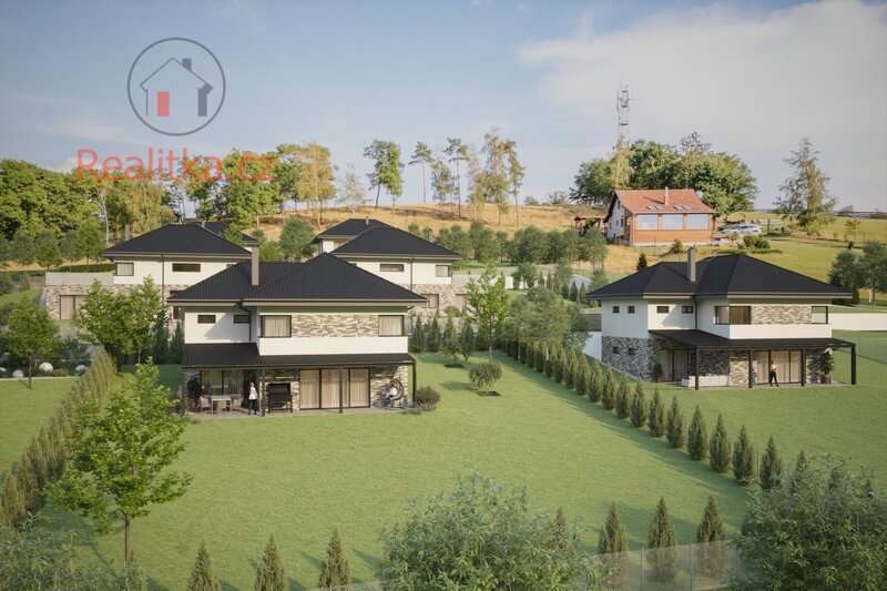 Prodej luxusní novostavby rodinného domu 5+kk, Ondřejov – Turkovice, okr. Praha – východ