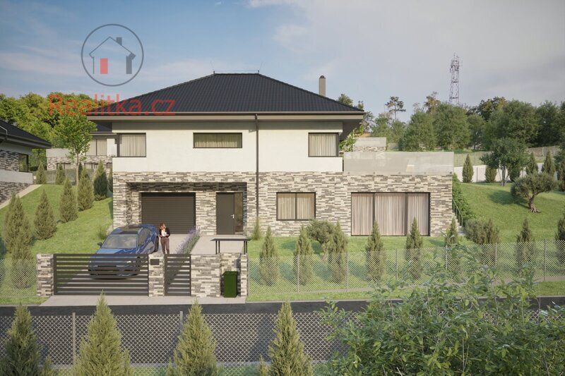 Prodej luxusní novostavby rodinného domu 5+kk, Ondřejov – Turkovice, okr. Praha – východ