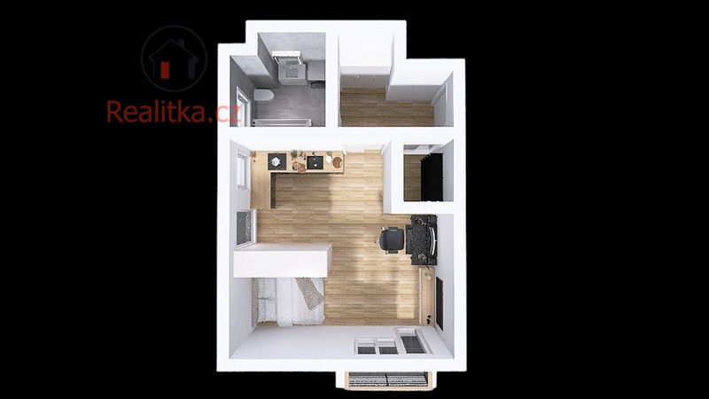 Nový byt 1+kk s balkonem v Rezidenci Podolí