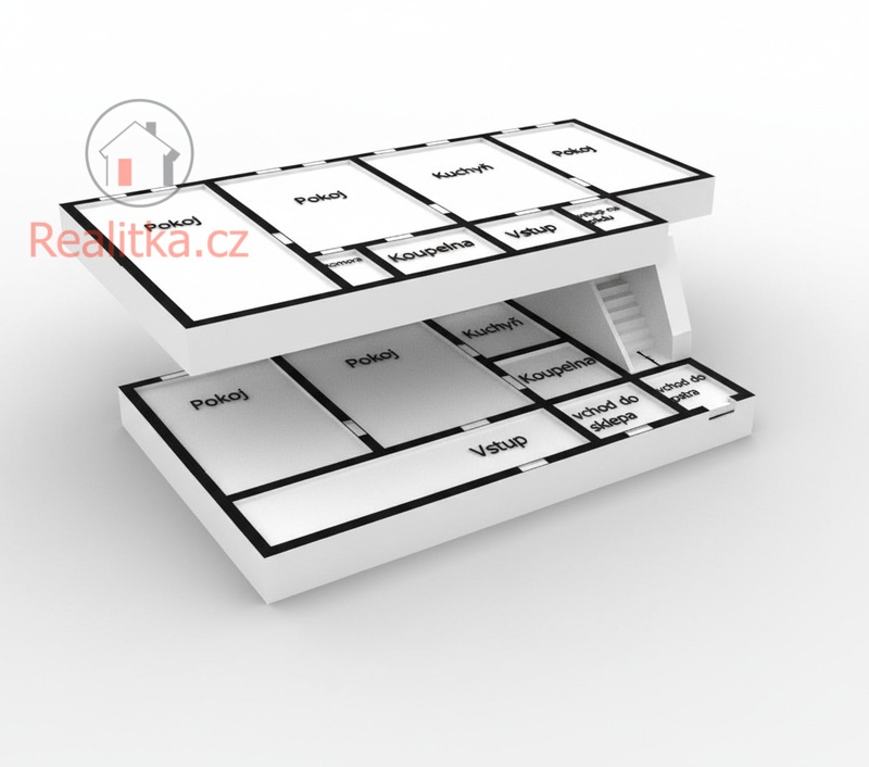 Prodej dvougeneračního rodinného domu ve Mšeně u Mělníka.