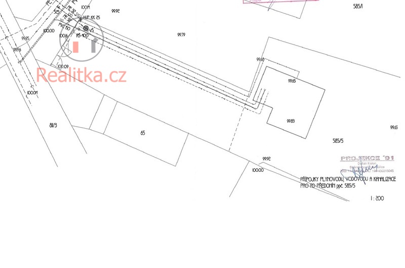 PRODEJ pozemku v Předoníně - Bechlíně, okres Litoměřice