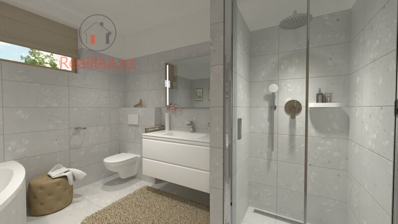 PRODEJ řadové novostavby domu 5+kk projektu "Třídomí Střemy", okres Mělník