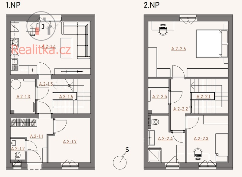 PRODEJ novostavby domu 4+kk projektu "Třídomí Střemy", okres Mělník