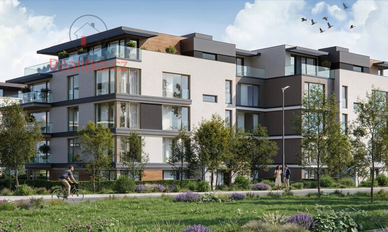 Exkluzivní střešní penthouse 4+kk s terasou 75 m² a panoramatickými výhledy