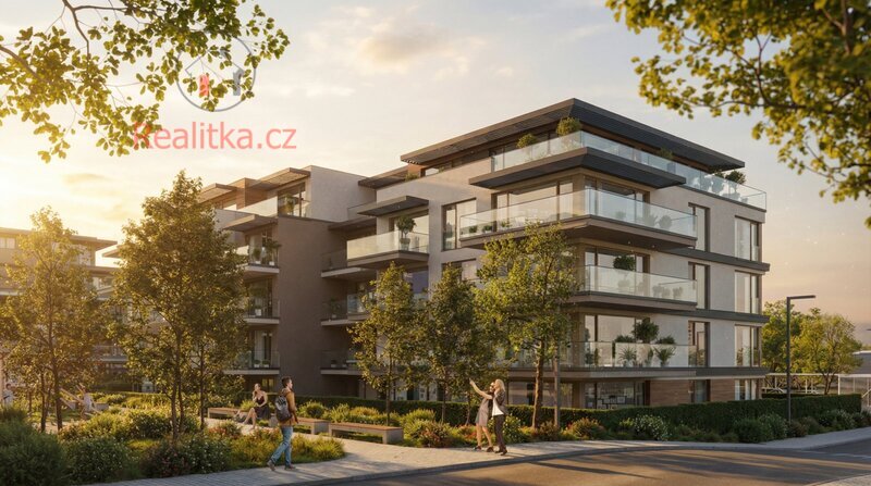 Exkluzivní střešní penthouse 4+kk s terasou 75 m² a panoramatickými výhledy