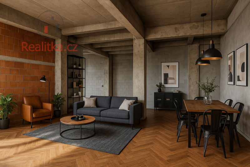 Prodej loftového bytu v rezidenci VANGUARD s terasou o celkové výměře 124 m2