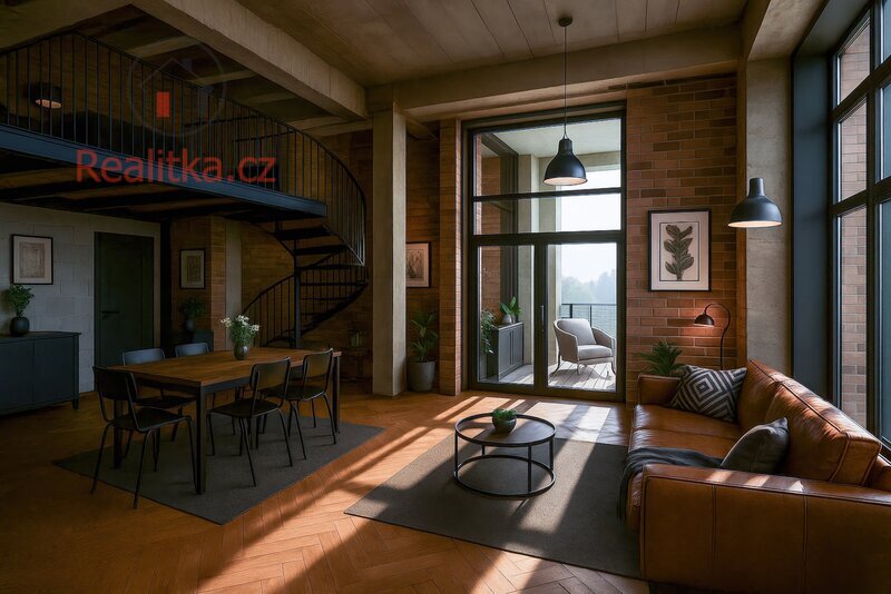 Prodej loftového bytu v rezidenci VANGUARD s terasou o celkové výměře 124 m2