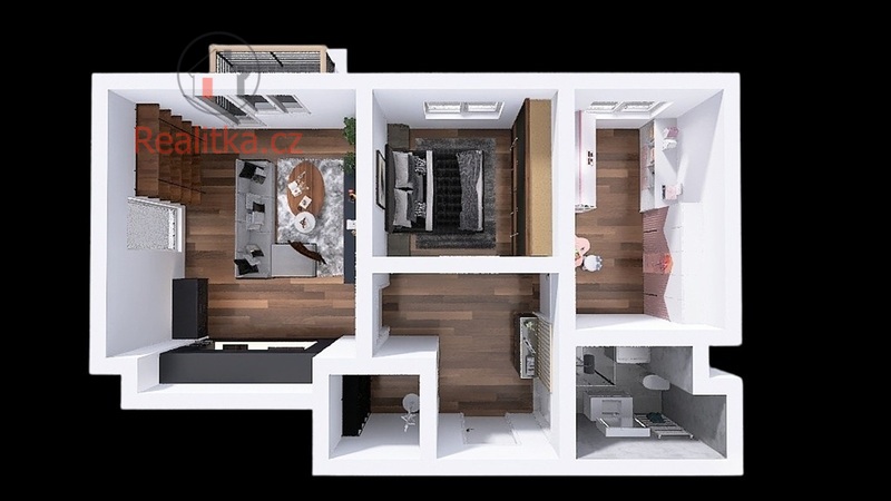 Nový byt 3+kk s balkonem v Rezidenci Podolí