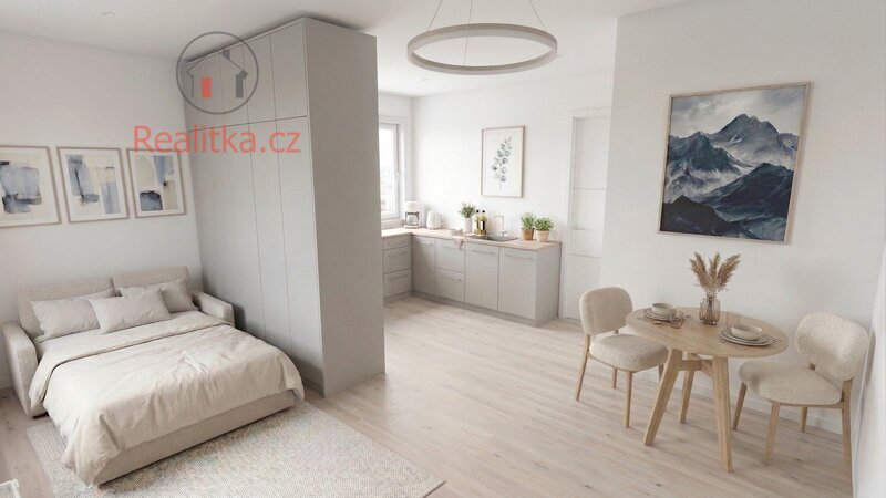 Nový byt 1+kk s balkonem v Rezidenci Podolí